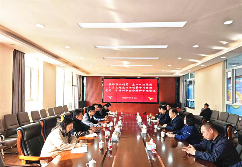 铁岭市水利局  鑫丰集团11月联合主题党日活动暨学习贯彻党的二十届四中全会精神专题党课